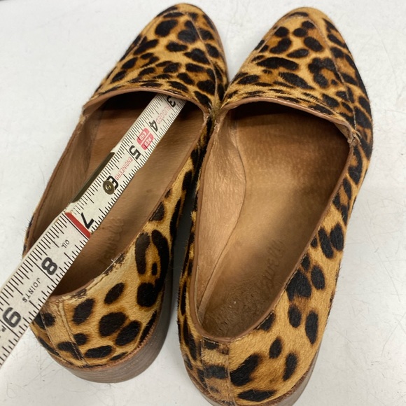 Madewell Animal Print Fur Loafer Shoes Size 6 - Picture 12 of 17